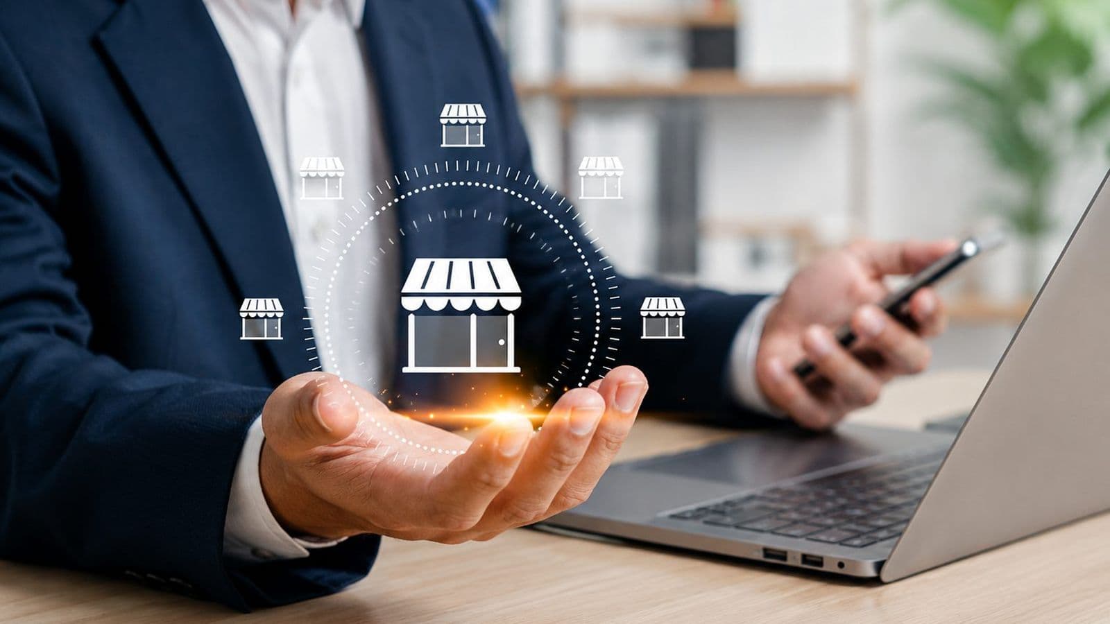 Business user managing vendors through an online vendor portal
